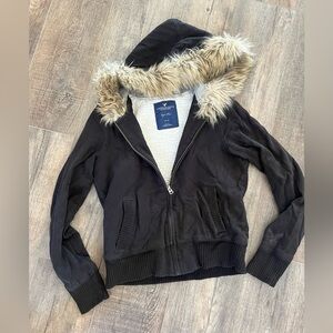 fleece hoodie - medium